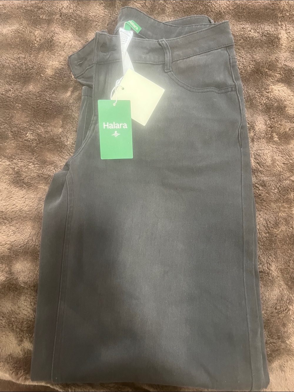 HALARA women wide legs Black Jeans